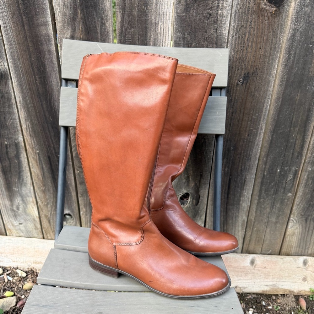 Ciao Bella Brown Leather Knee-High Boots